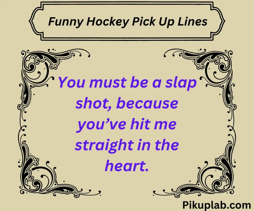 Funny Hockey Pick Up Lines