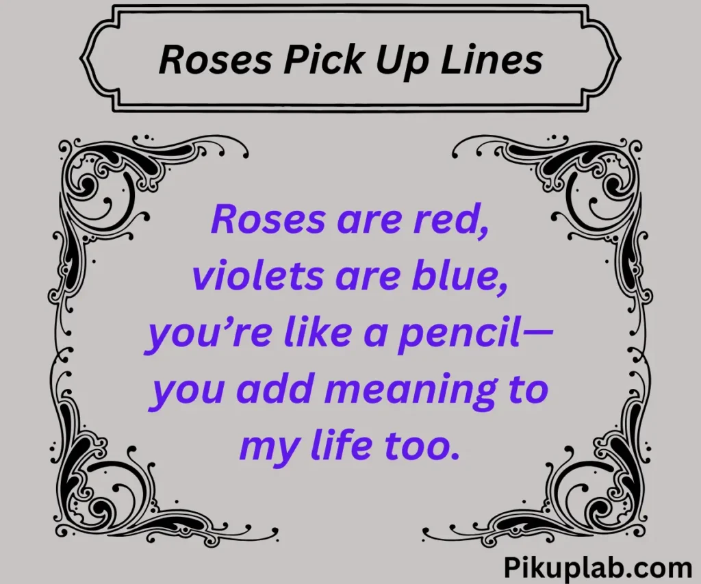 Funny Roses are Red Pick-Up Lines