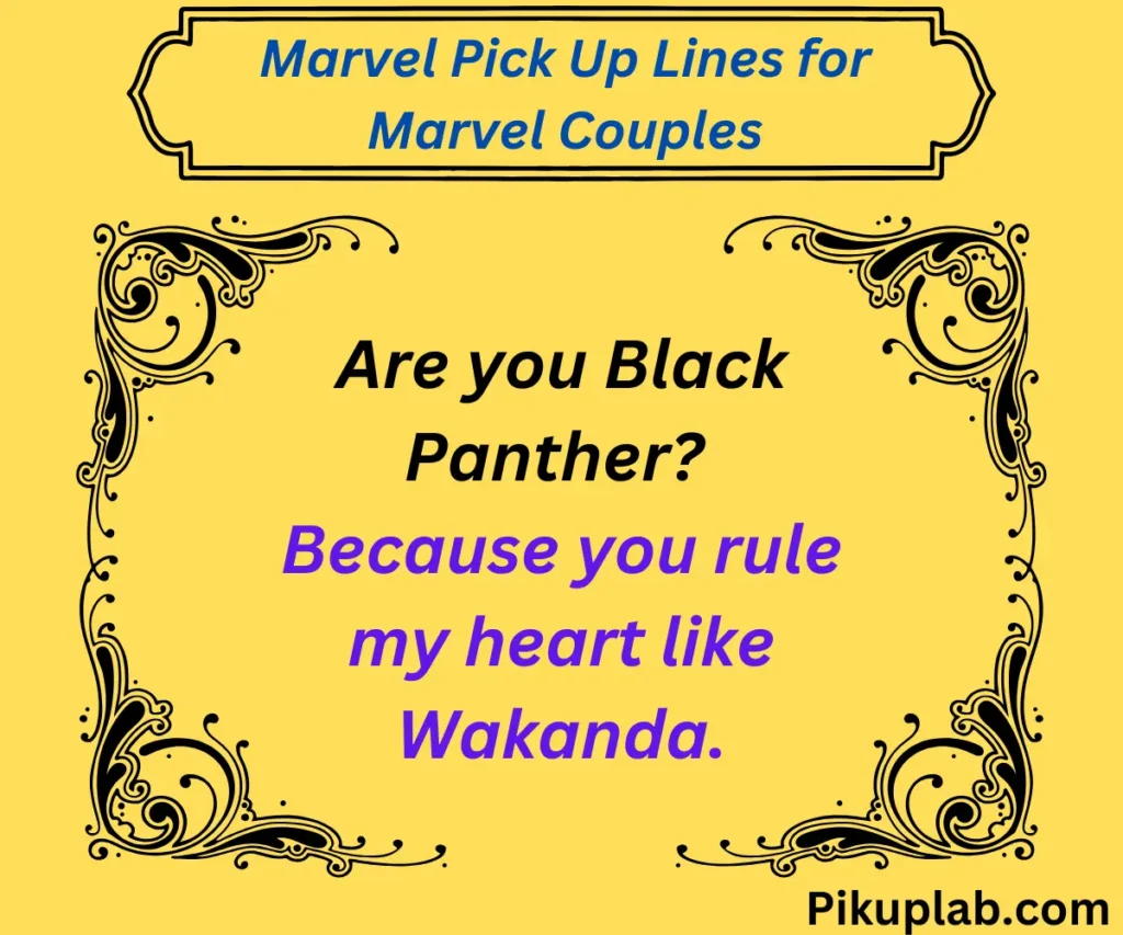 Marvel Pick Up Lines for Marvel Couples