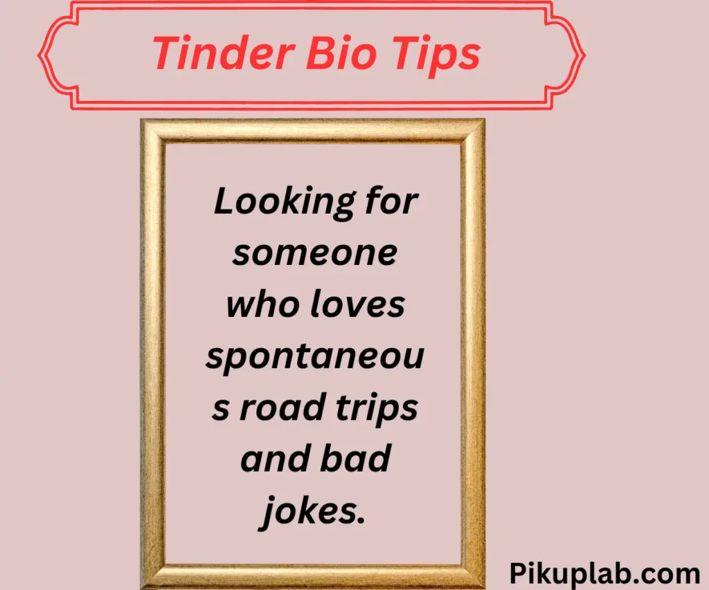 Tinder Bio Tips