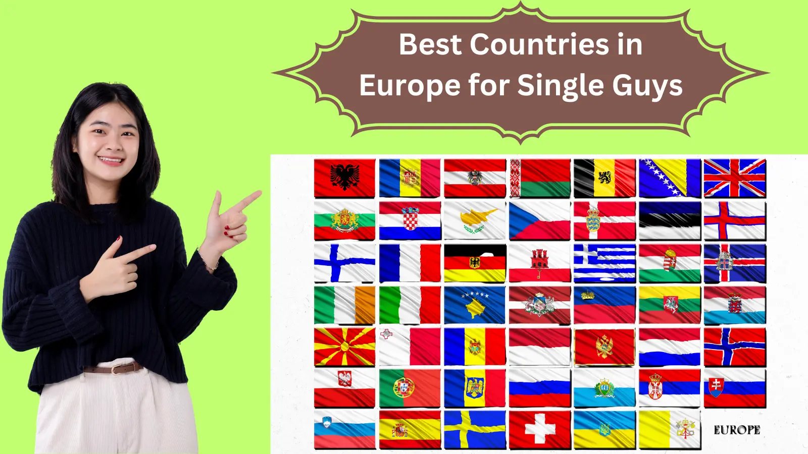 Best Countries in Europe for Single Guys