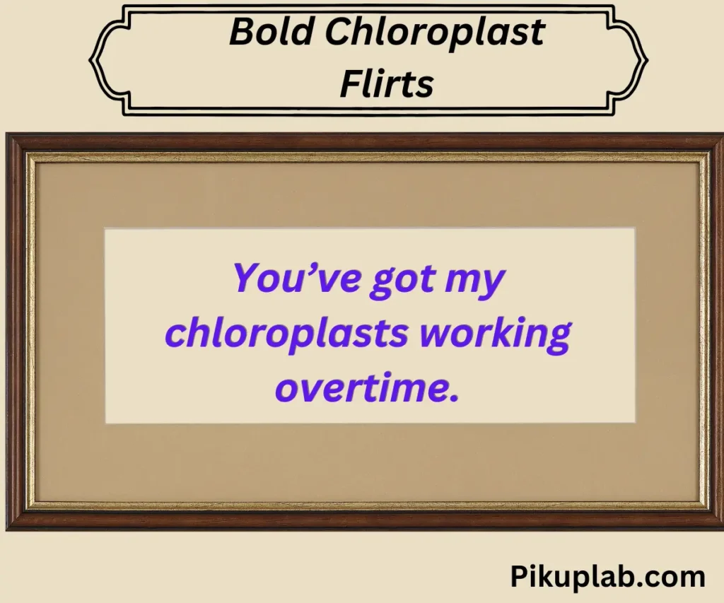 Bold Chloroplast Flirts