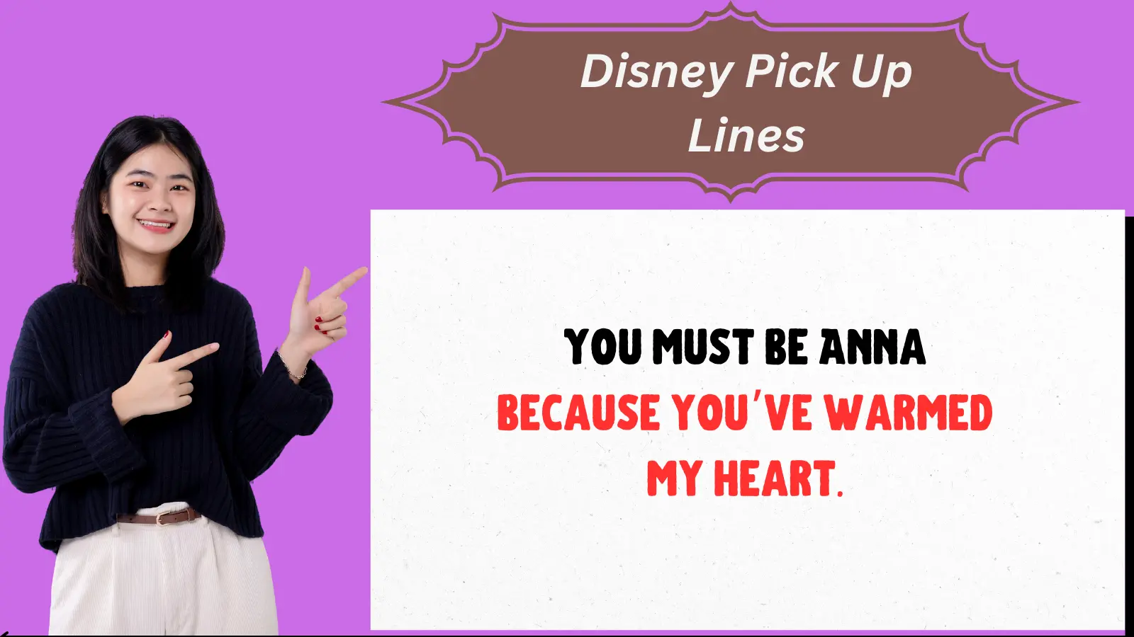 Disney Pick Up Lines