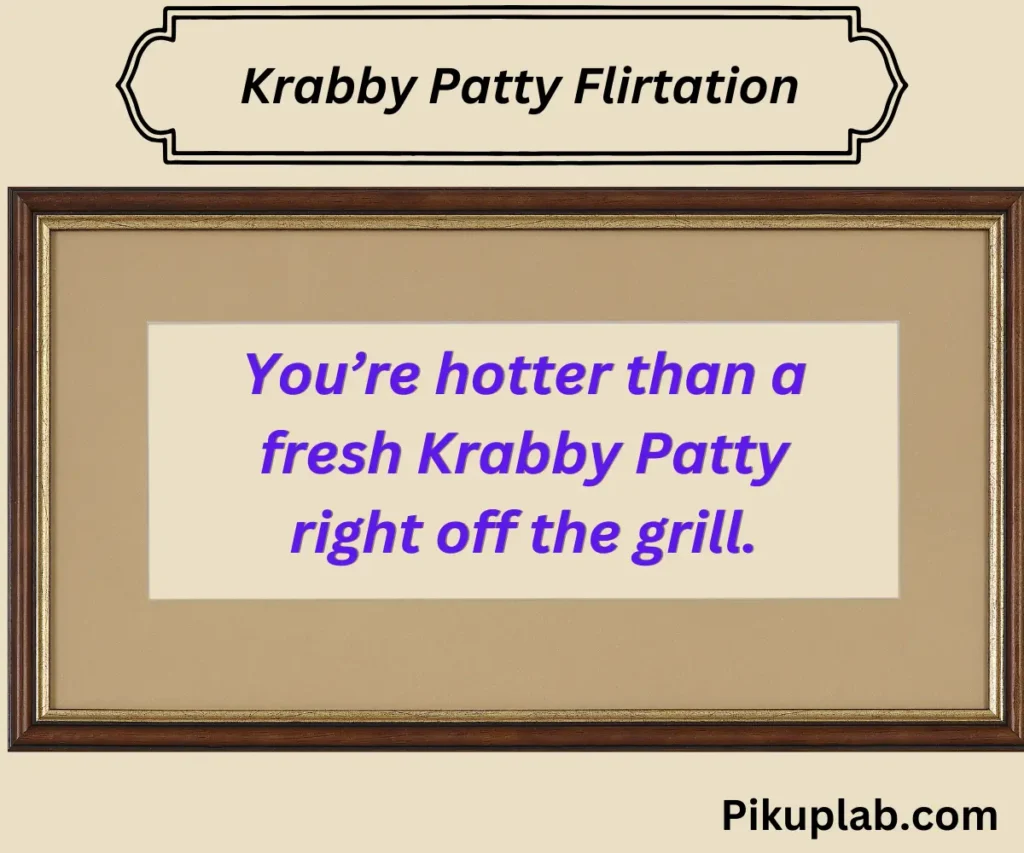 Krabby Patty Flirtation