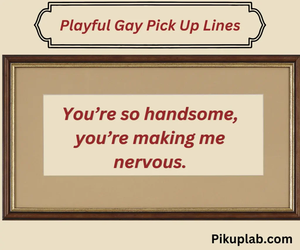 Playful Gay Pick Up Lines