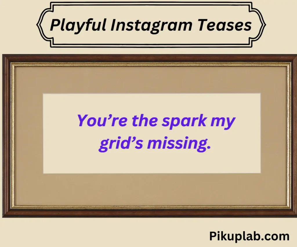 Playful Instagram Teases