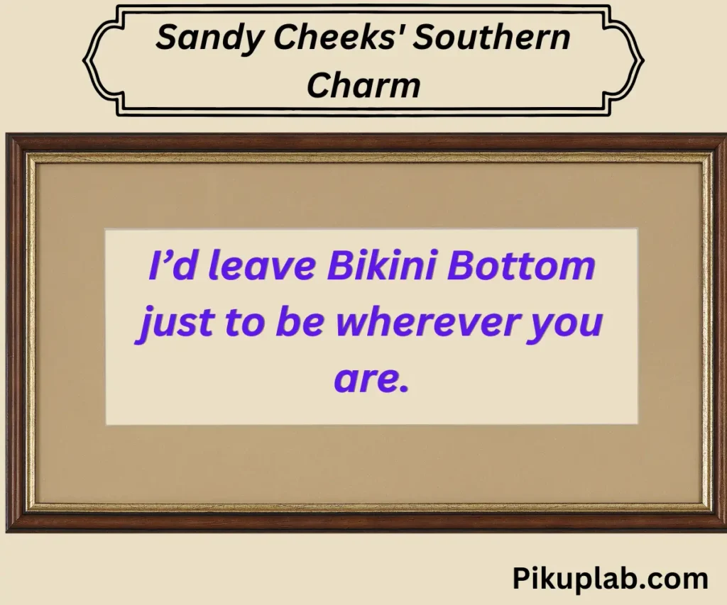 Sandy Cheeks' Southern Charm