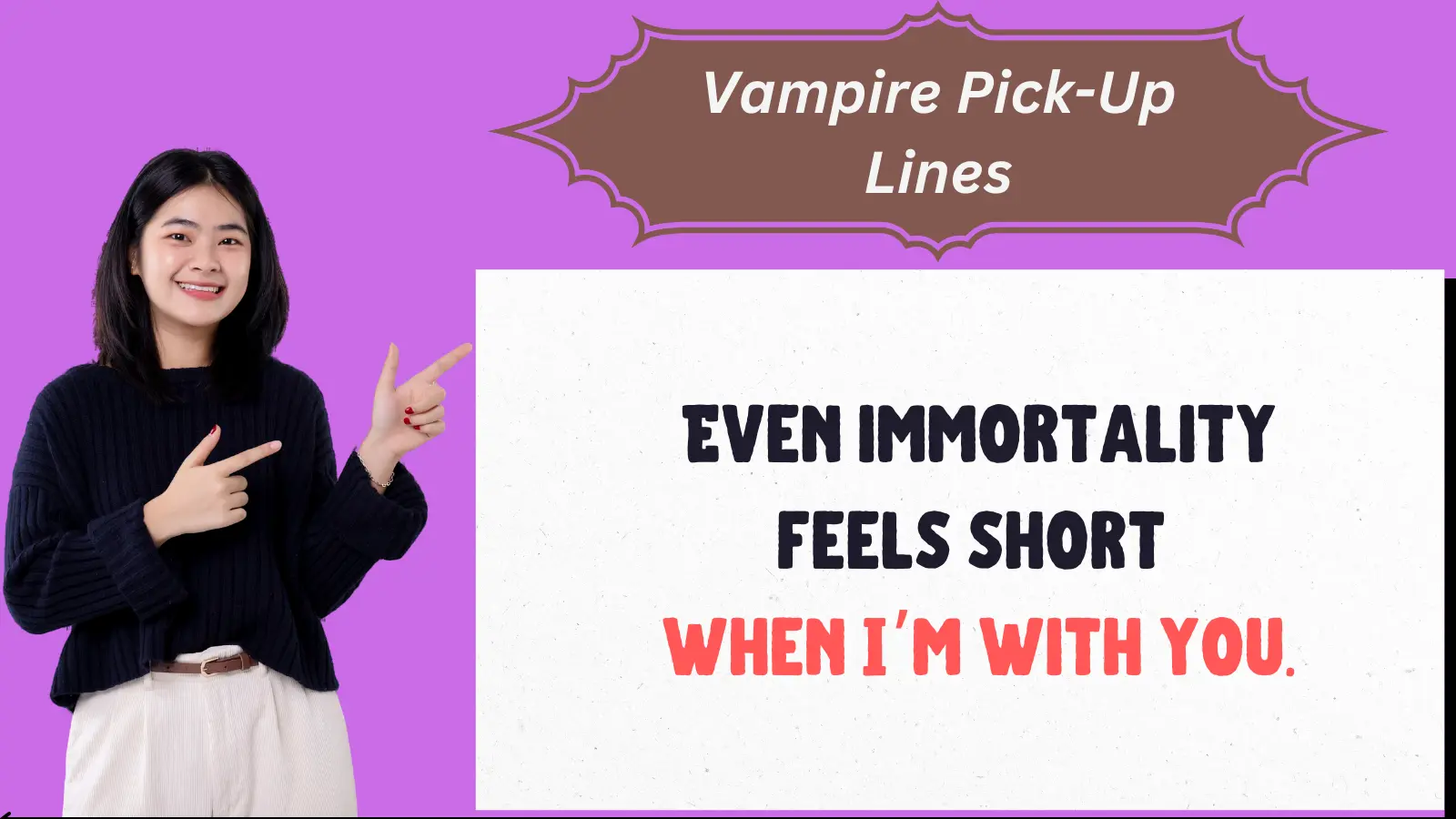 Vampire Pick-Up Lines