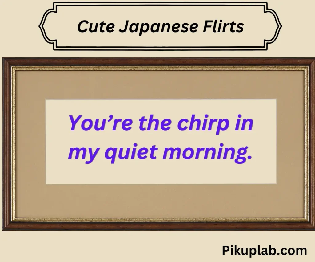 Cute Japanese Flirts