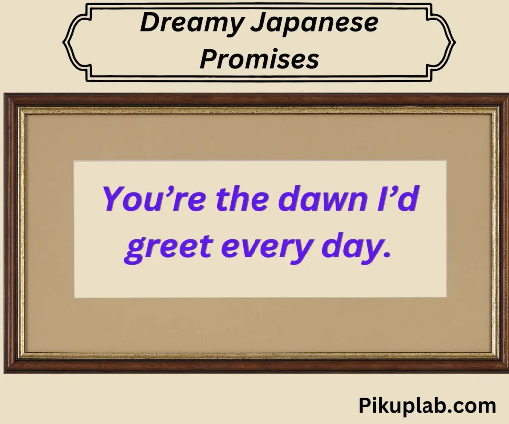 Dreamy Japanese Promises