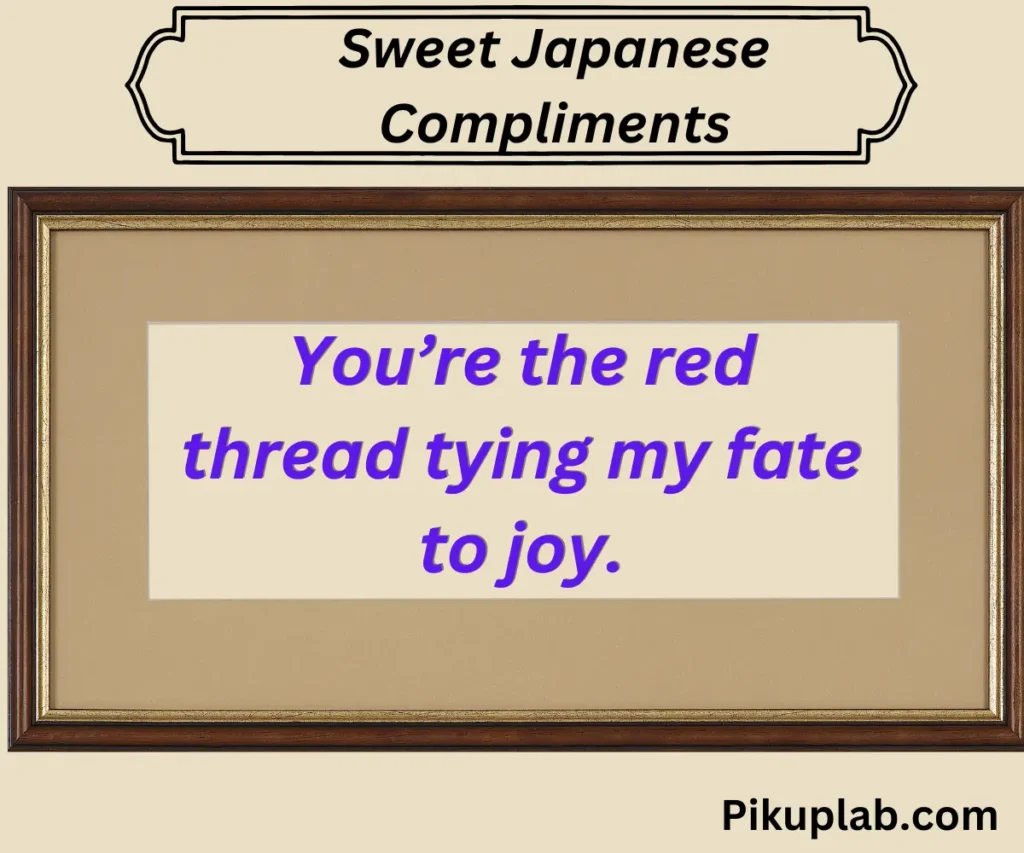 Sweet Japanese Compliments