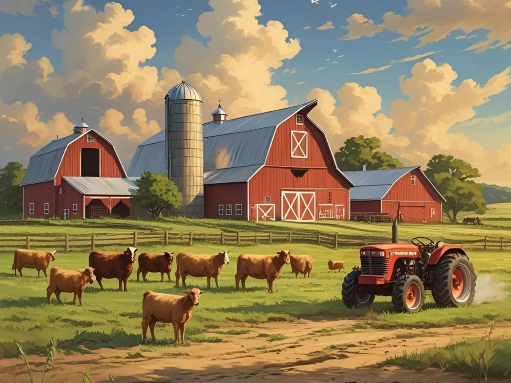 Flirtatious Farm Lines with Rough Charm