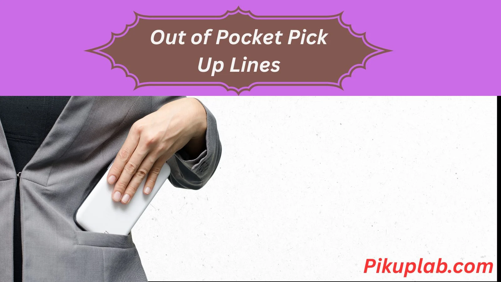 Out of Pocket Pick Up Lines