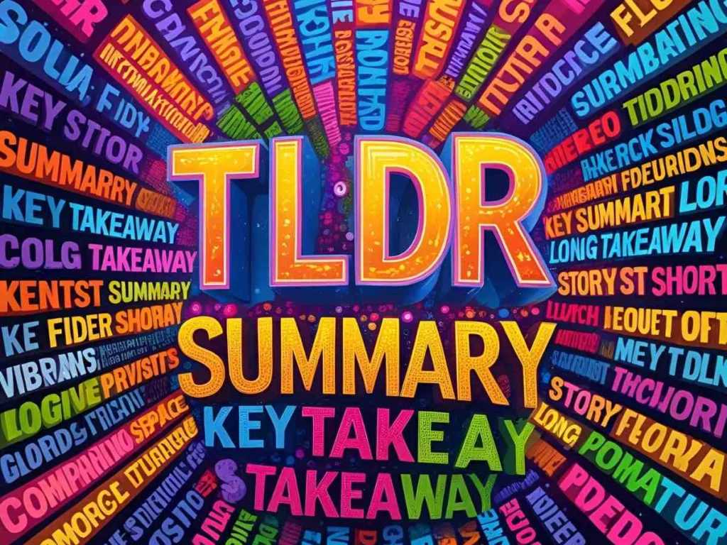 Alternatives & Synonyms Of TLDR Meaning