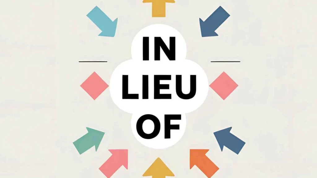 In Lieu Of Meaning