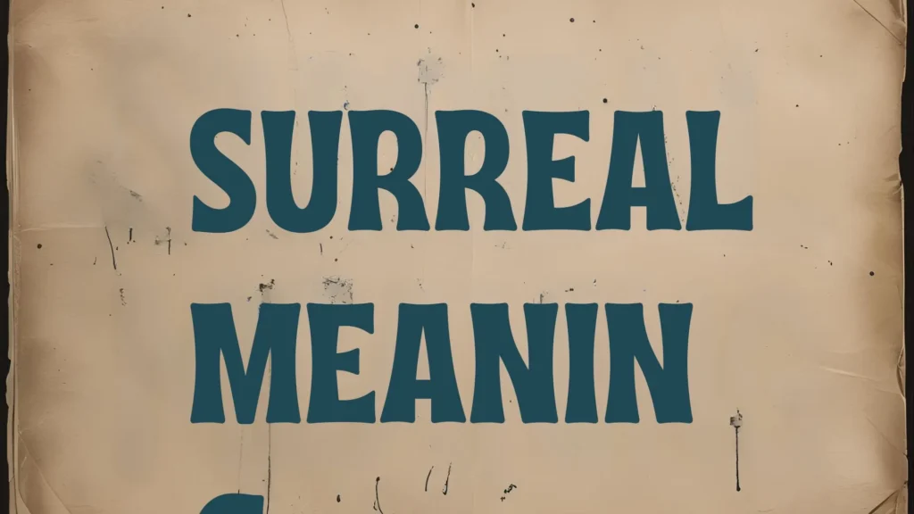 Surreal Meaning