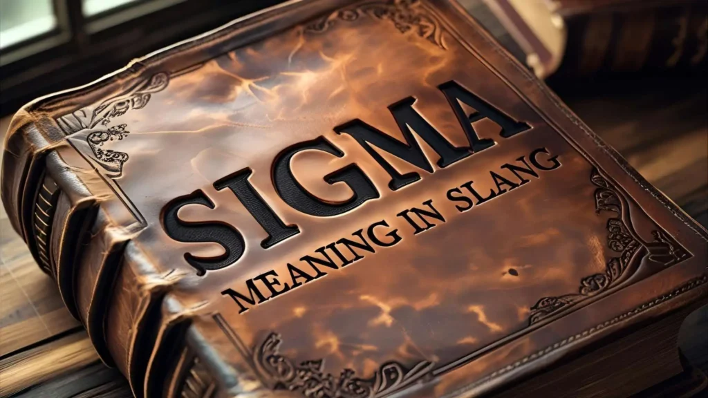 Sigma Meaning Slang