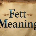 Fett Meaning