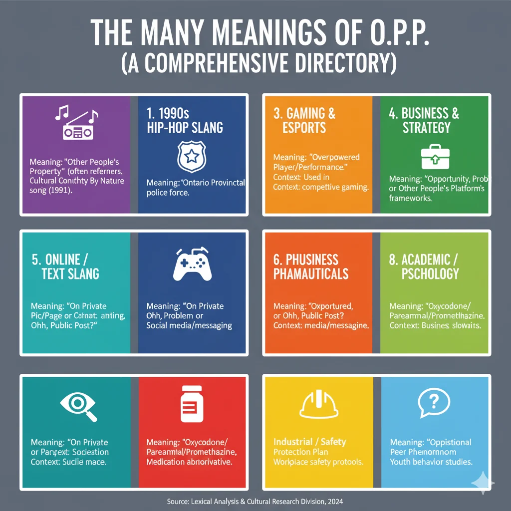 Comprehensive OPP Meanings Directory