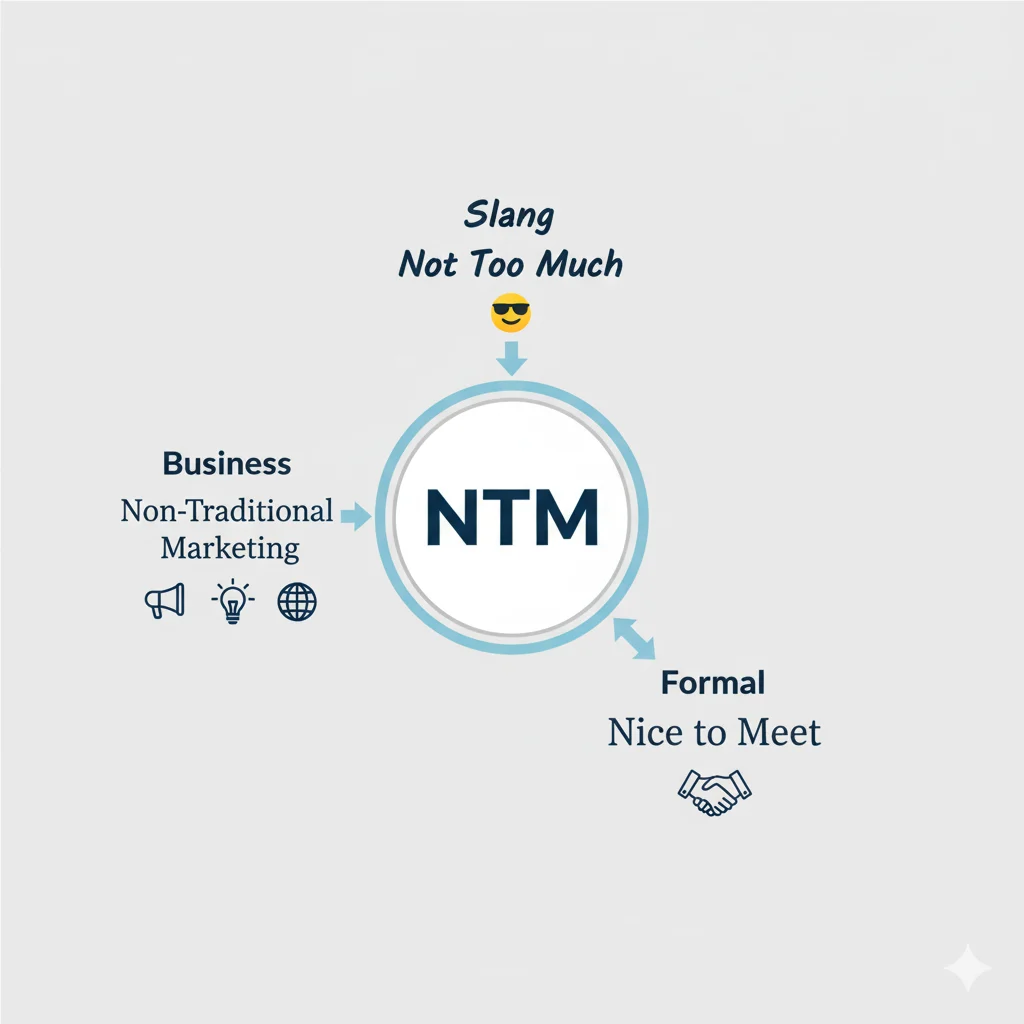 Other Meanings of NTM: Beyond Slang