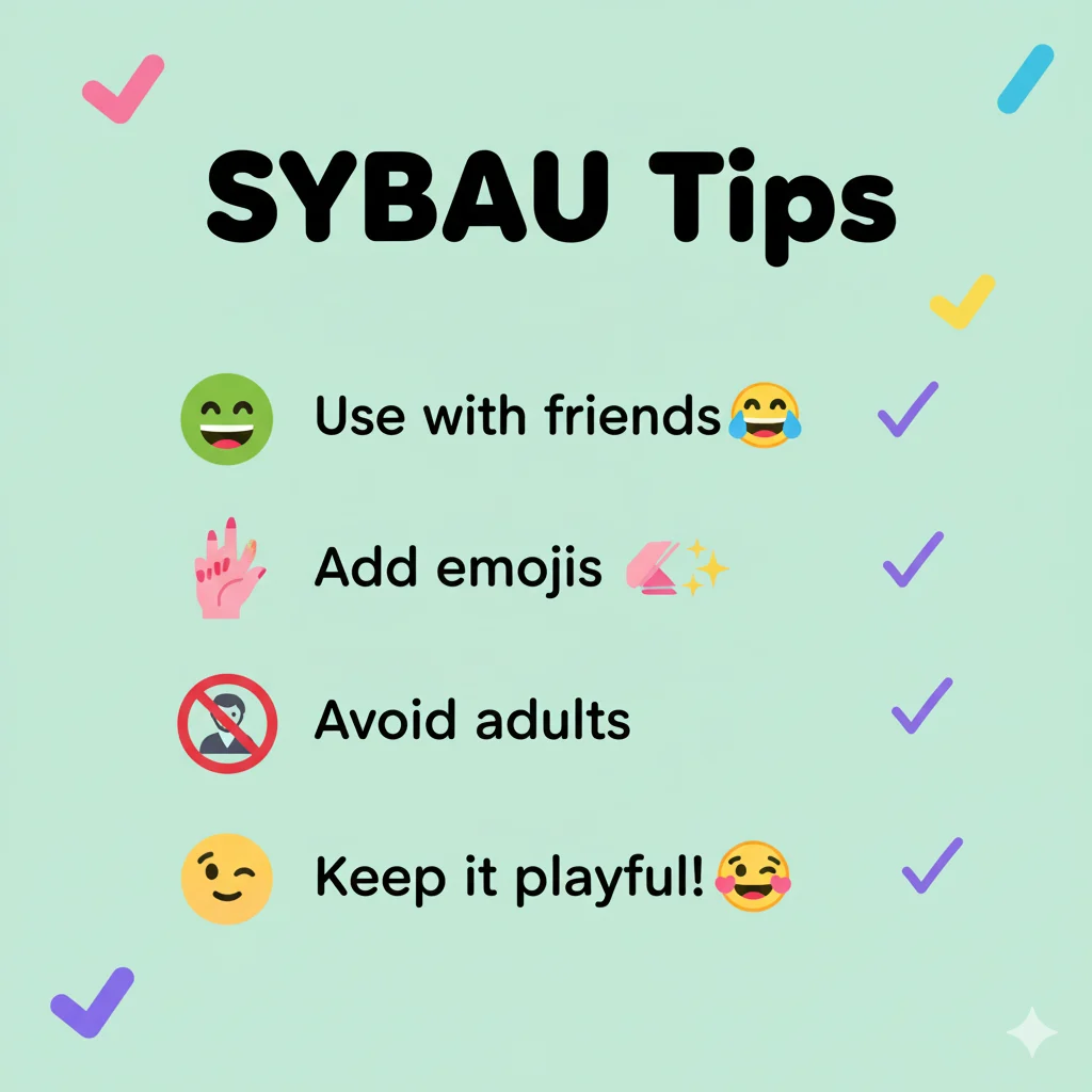 How to Use SYBAU Responsibly
