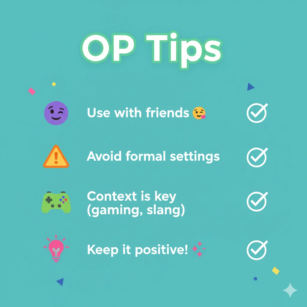 How to Use OP Responsibly