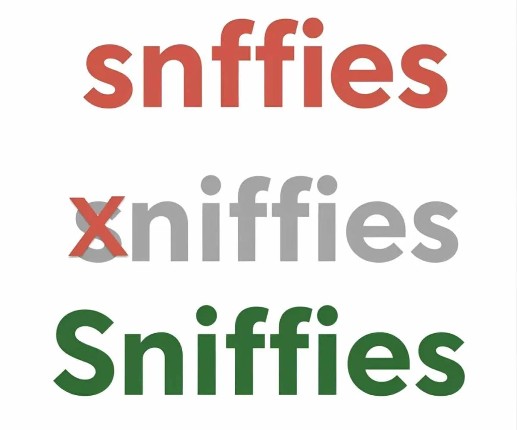Common Misspellings of Sniffies