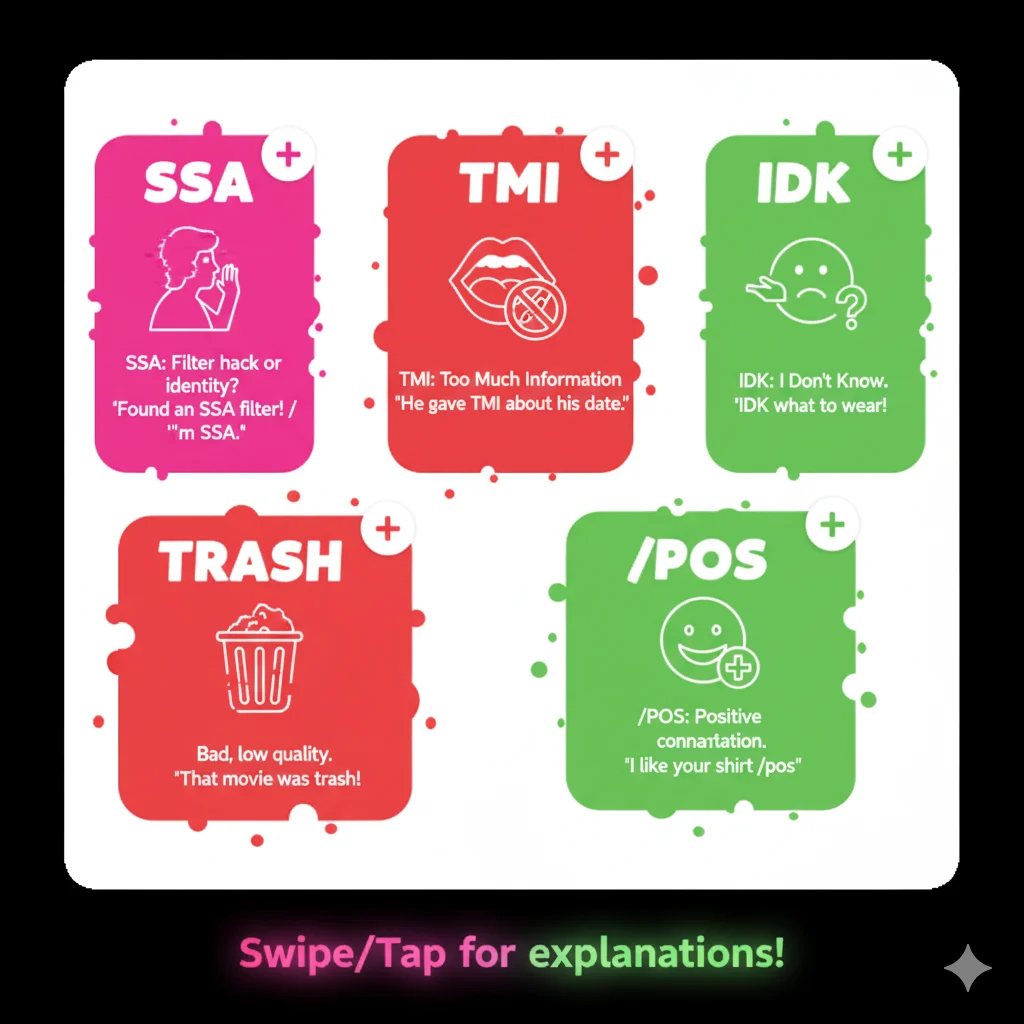 SSA vs. Other Slang Terms