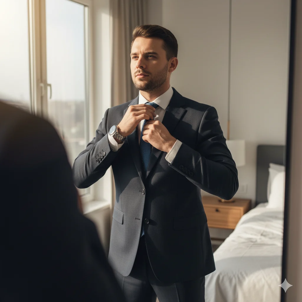 🔸 How to Tie a Tie Fast (Quick Trick)