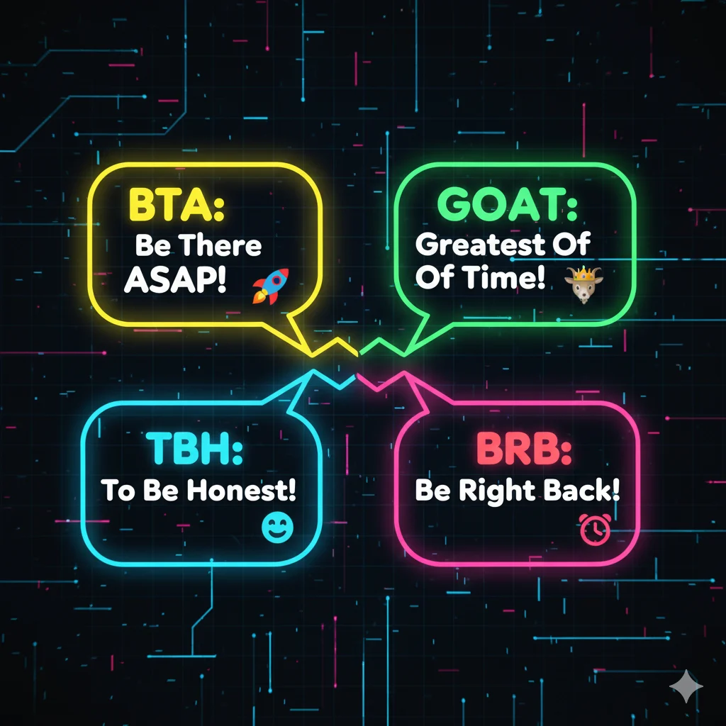 🤖 BTA Slang vs Other Popular Abbreviations