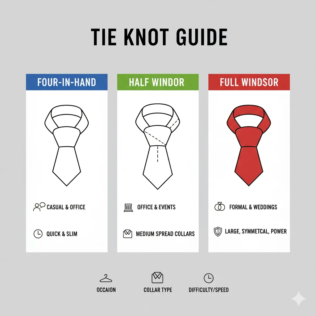💼 Best Tie Knot for Every Occasion