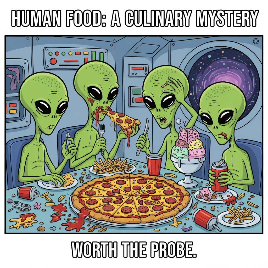 🍕 5. Food & Snack Aliens Memes 😋