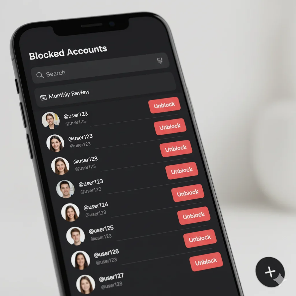 Managing Your Blocked List