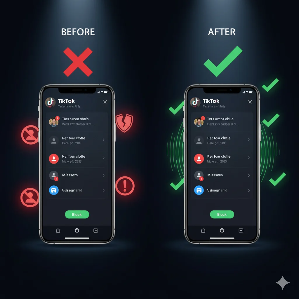 how to block someone on tiktok