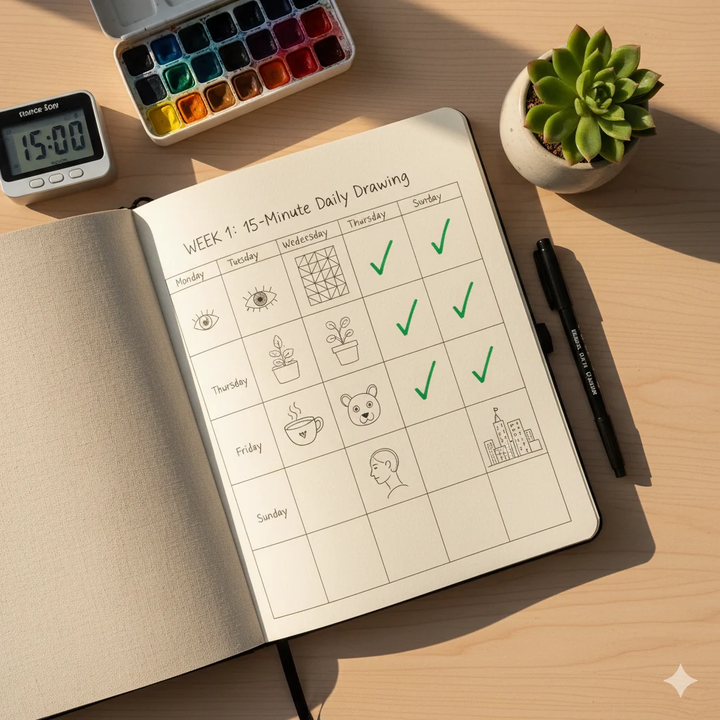 Building a Sustainable Drawing Habit