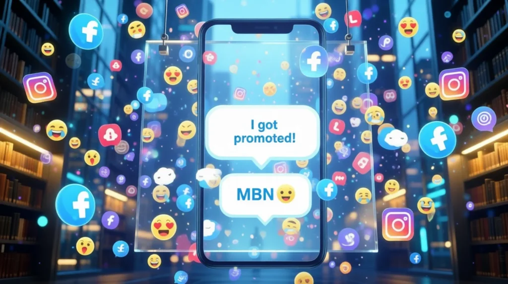 MBN meaning in text example chat showing 'Must Be Nice'