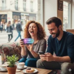 Two friends using SDIYBT in a playful texting conversation.