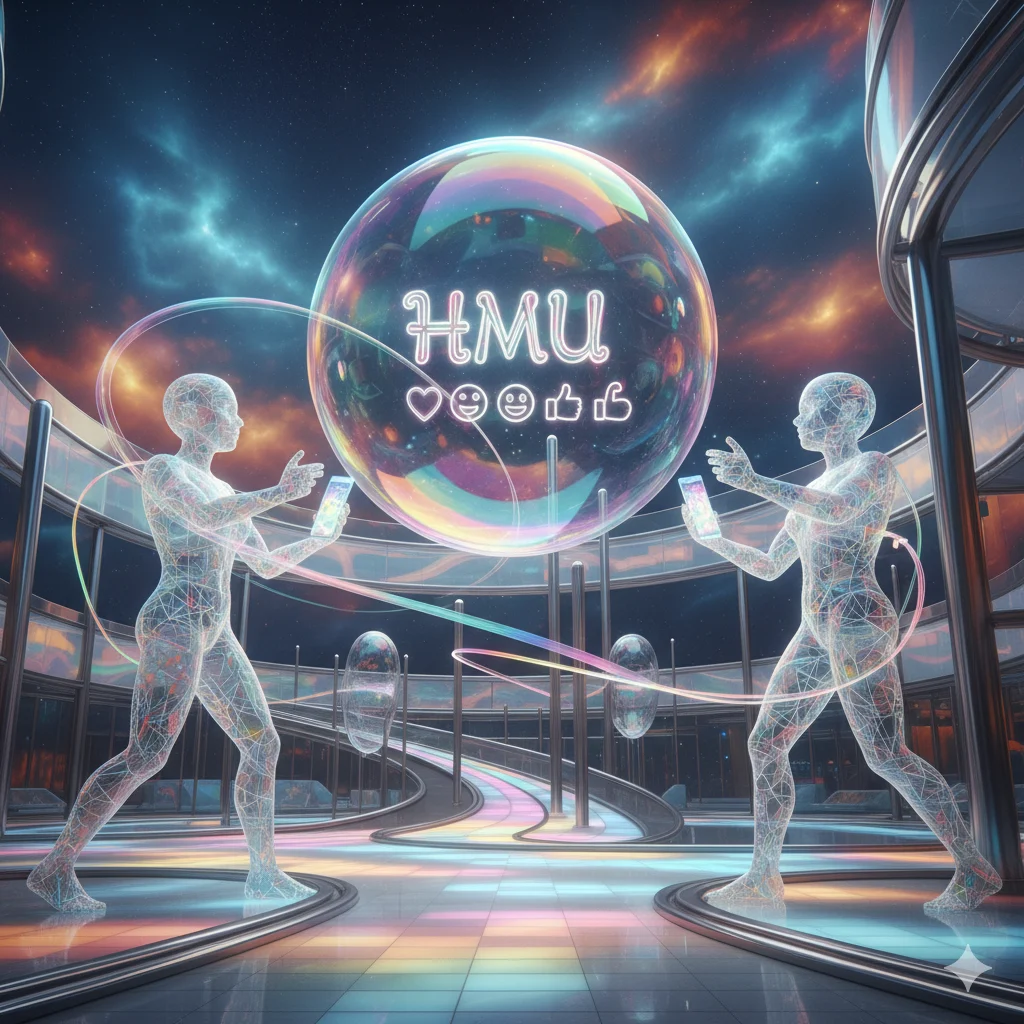 Example conversation using “HMU” meaning Hit Me Up in texting for the article “What Does HMU Mean in Text.