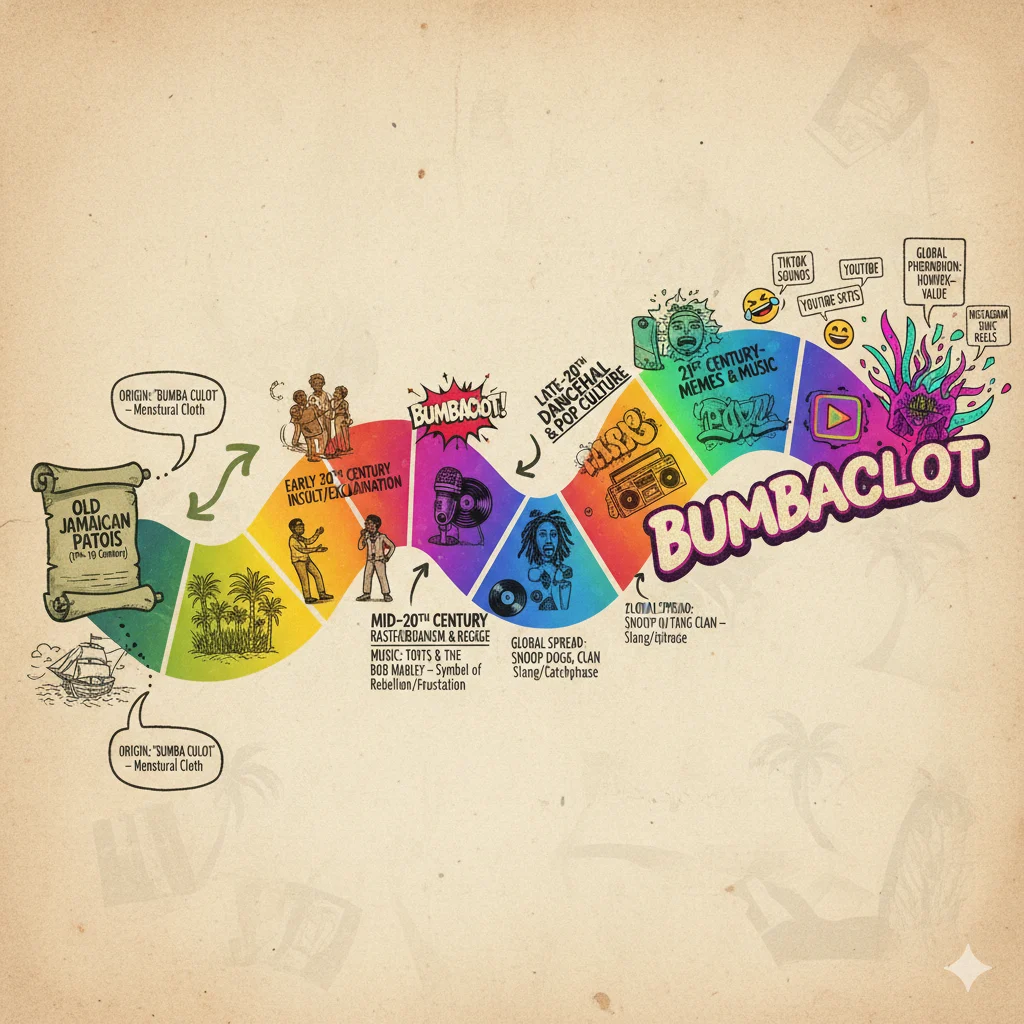 History and origins of bumbaclot slang