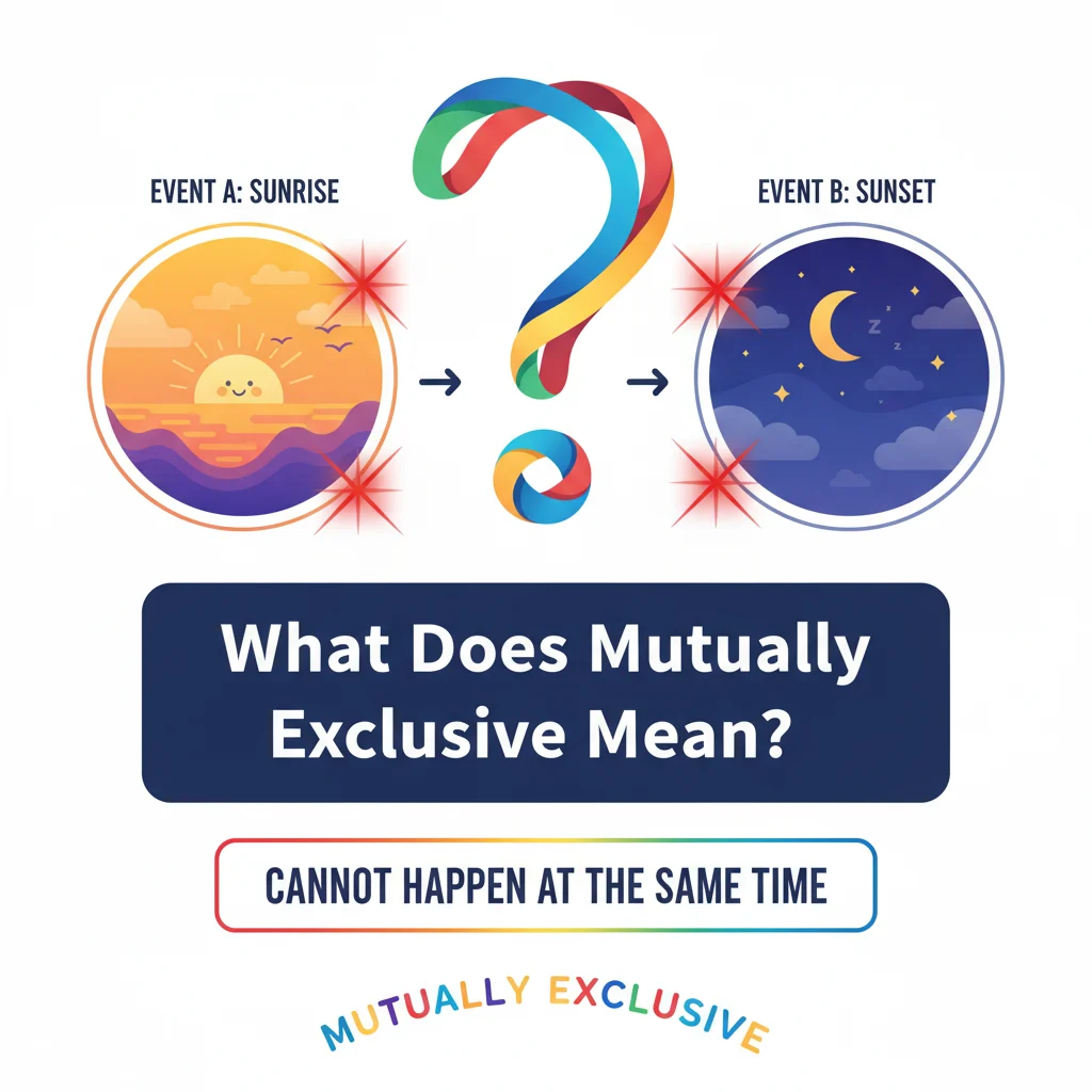 What Does Mutually Exclusive Mean?
