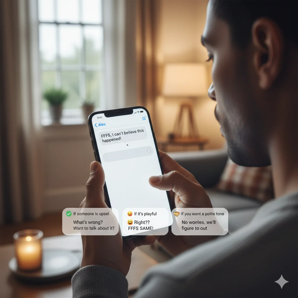 Differences between FFS and other slang like WTF OMG