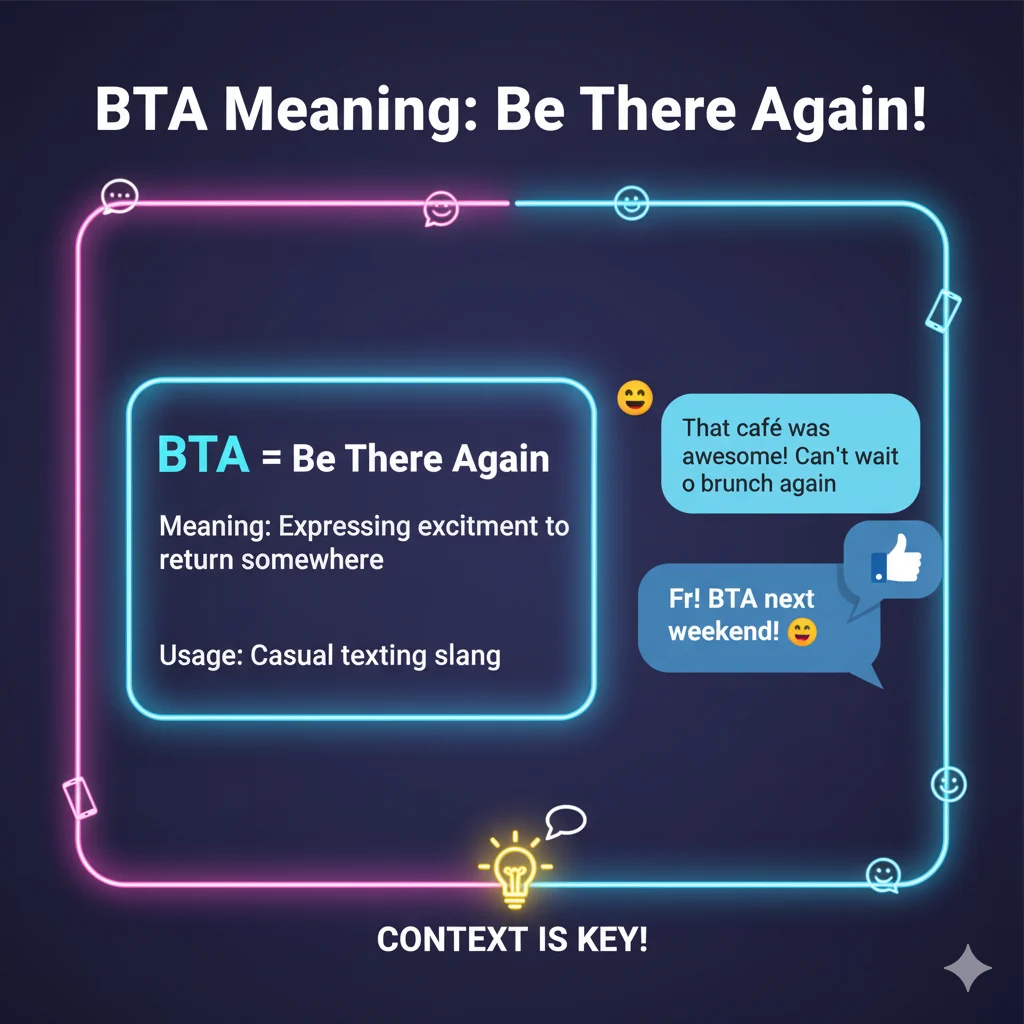 🧠 What Does BTA Mean in Text?