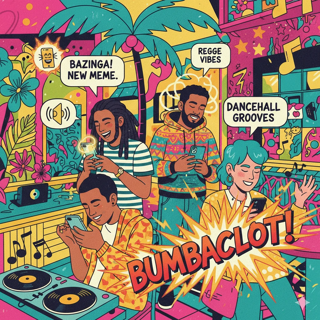 Different contexts where bumbaclot is used