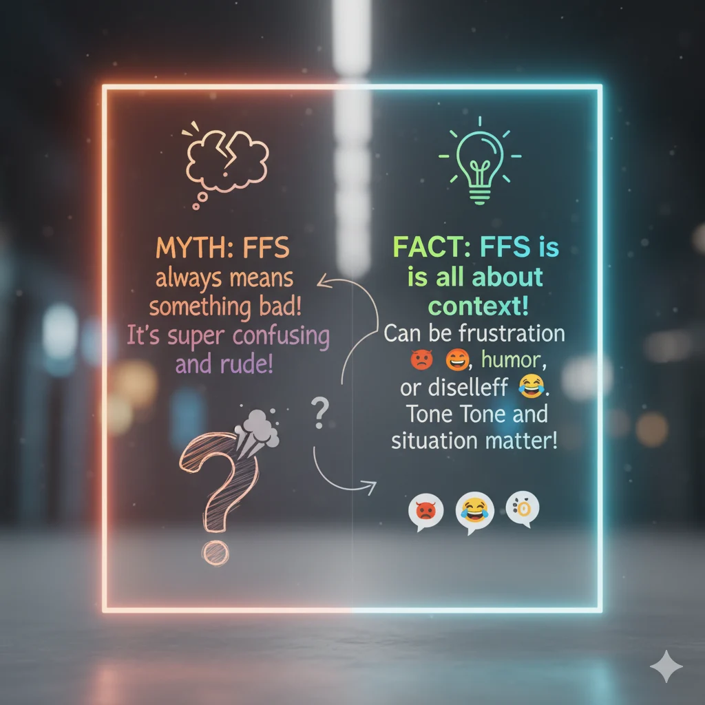 Common misconceptions about what does FFS mean