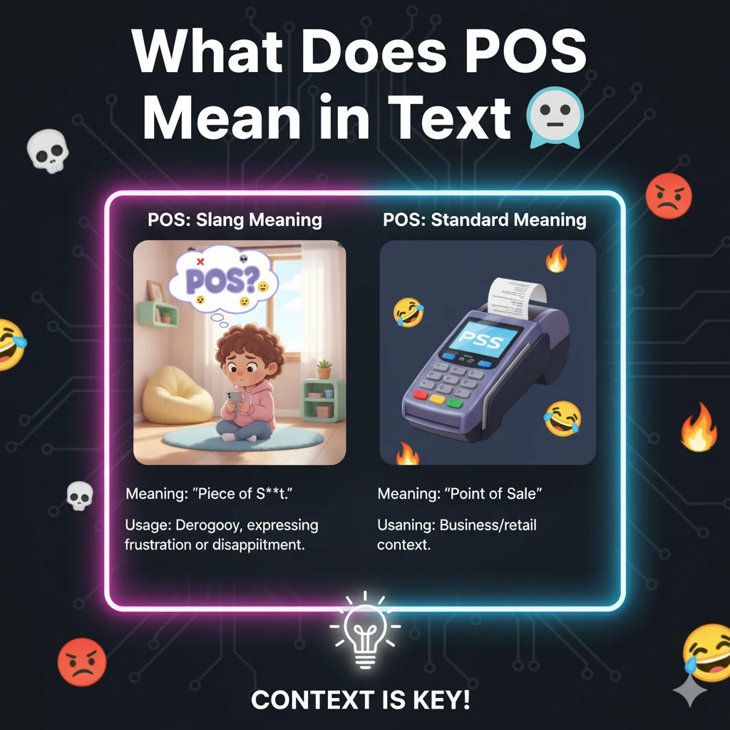 What Does POS Mean in Text