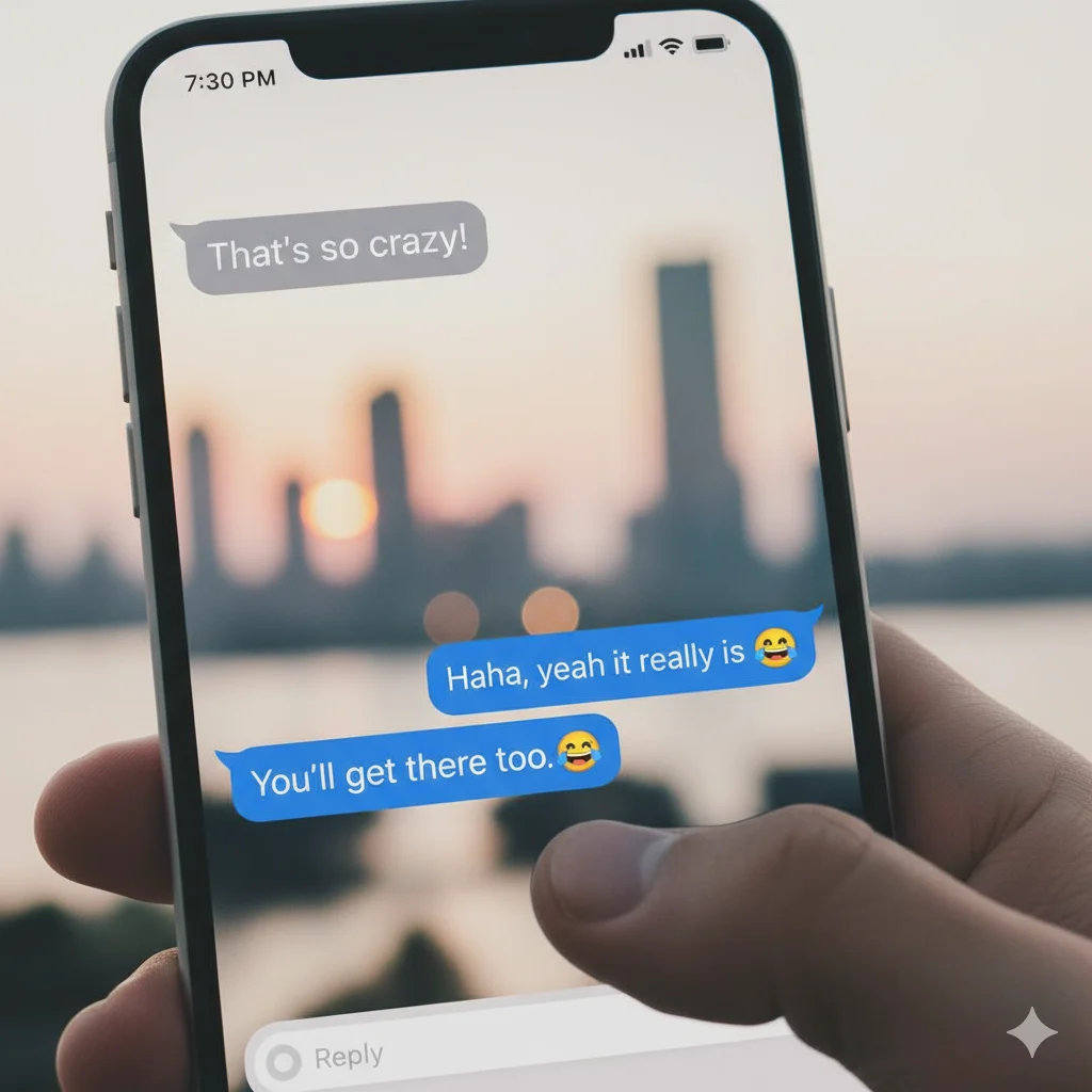 chat replies showing how to respond to MBN comments